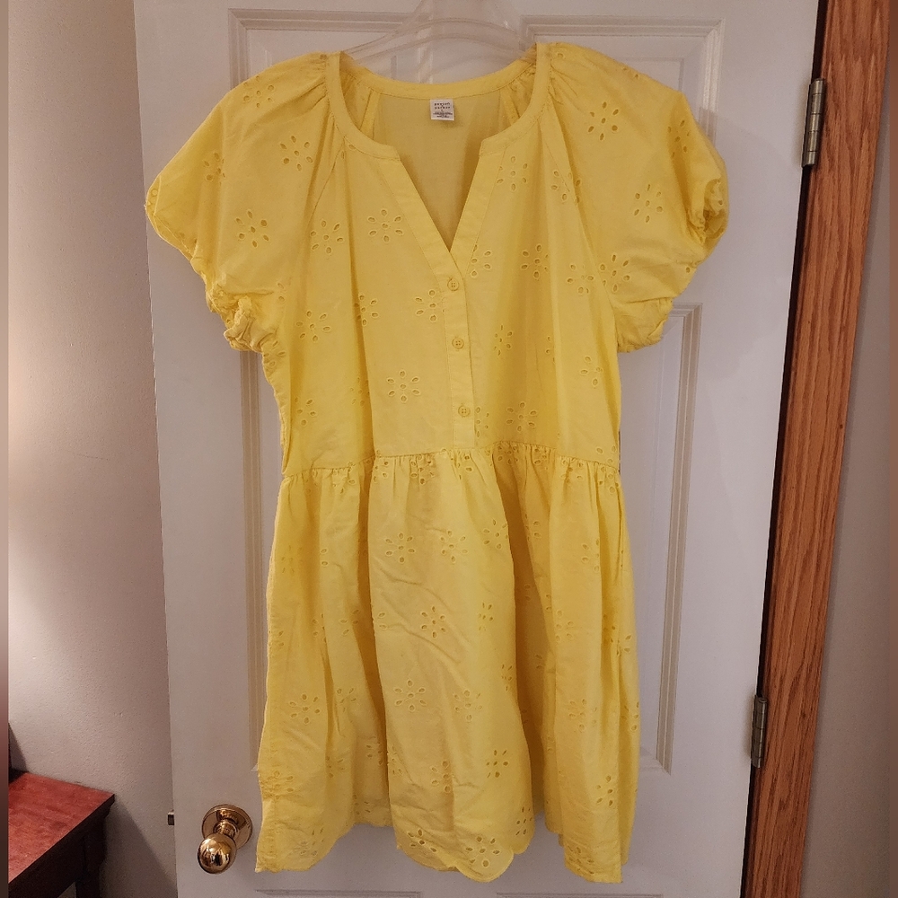Peyton & Parker Mommy & Me Yellow Floral Dress